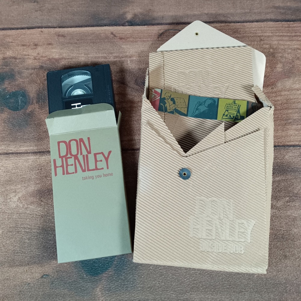Don Henley Taking You Home EPK VHS Tape with Sleeve and Liner Notes